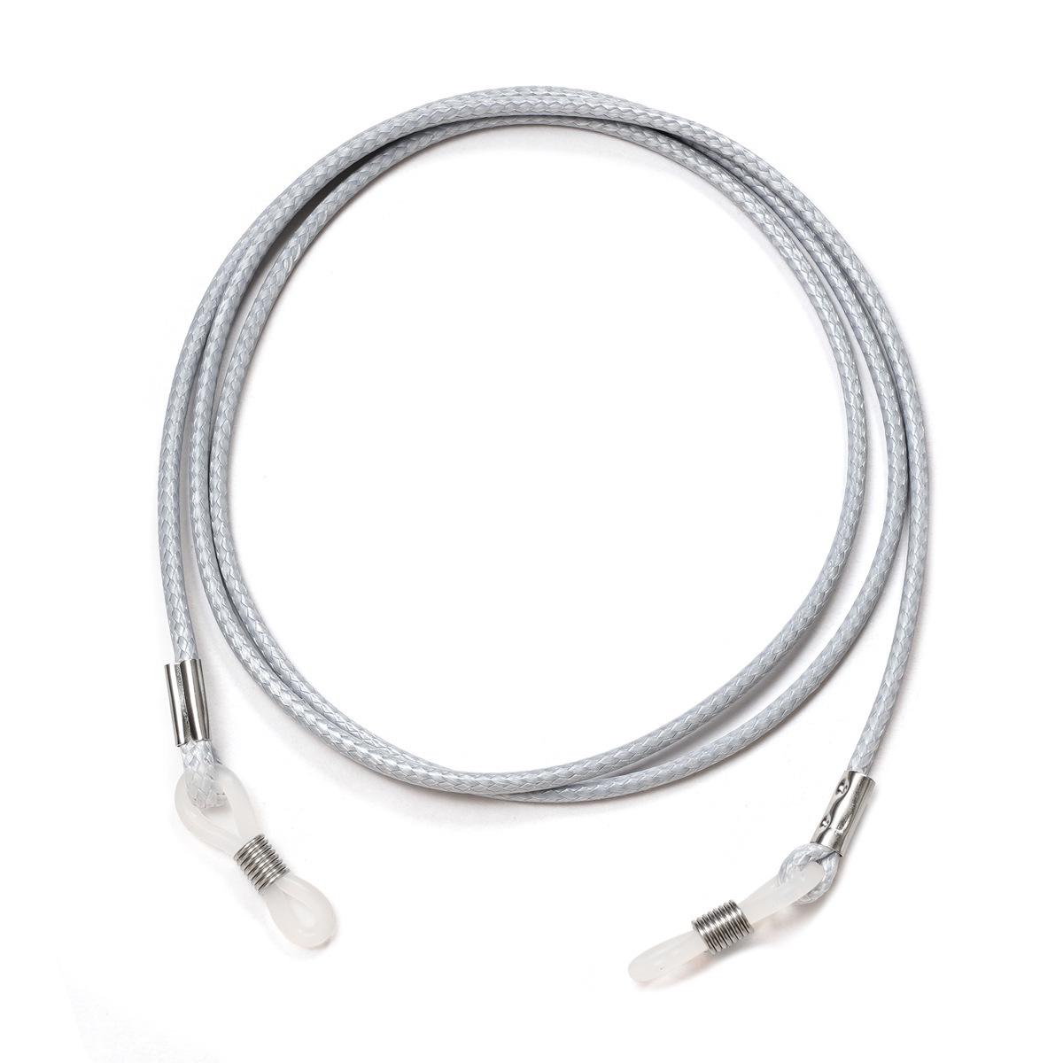 

Корейская мода Нескользящий вощеный шнурок Цепочка для очков для детей - Ремешок для очков от солнца на шею со шнурком против падения. серый