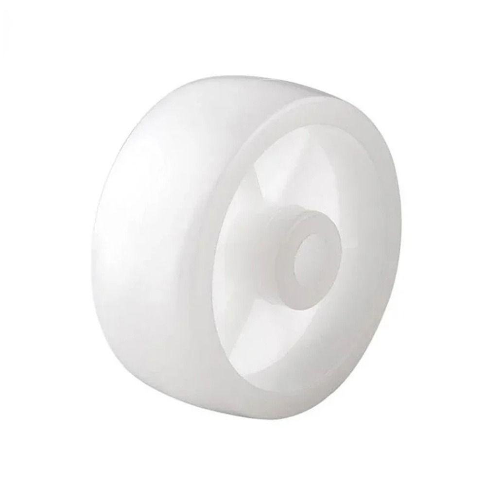 1/2/4Pcs White Nylon Rubber Caster Wheel 360 Degree Swivel Casters New Furniture Roller