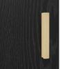 Sideboard in Black Oak Look 70 x 34 x 90 cm Engineered Wood
