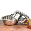 304 Stainless Steel Leaky Basin Rice Washing Sieve Basin Vegetable Basket Leaching Water Washing Fruit Filter Rice Basin6