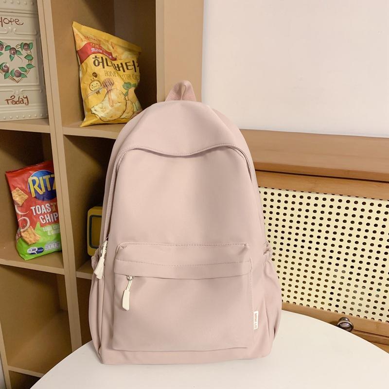 Schultasche weiblich koreanische Version High School College-Student einfach einfarbig Campus große Kapazität männlich trendiger Rucksack Ins Reise-Rucksack
