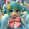 New 19cm Anime Hatsune Miku Figure Sexy Character Ornaments Blue Green chair Kawaii Car Decoration Collectible Model gift