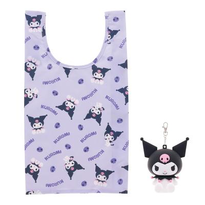 Eco Bag with Pouch Solid Kuromi Kuromi [Marushin]