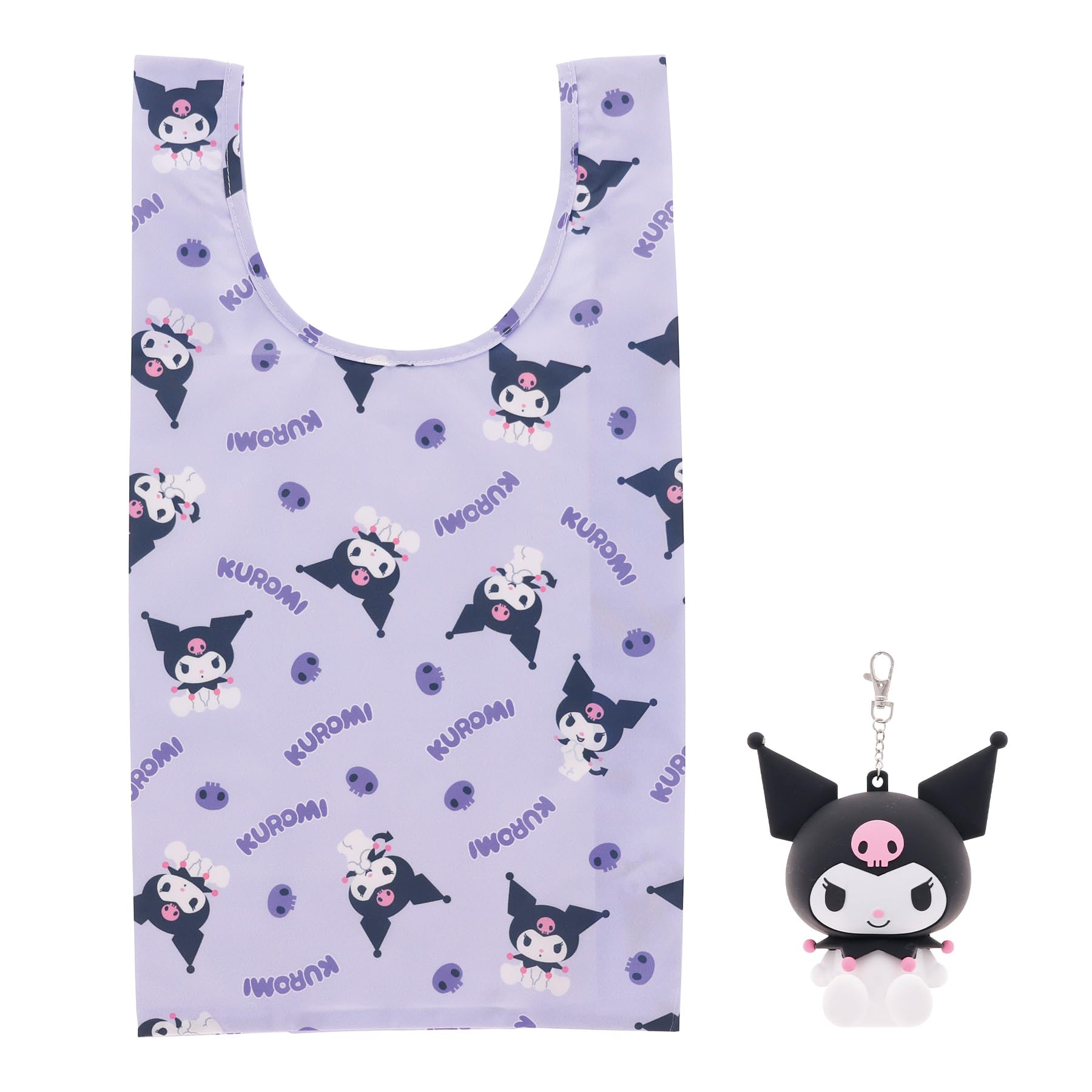 

Эко-сумка с чехлом Однотонная Куроми Kuromi [Марушин]