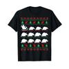 Armadillo Pulls Santa Sleigh Christmas Lover Xmas T Shirt Vintage Casual Versatile Graphic Stylish Comfortable Unisex