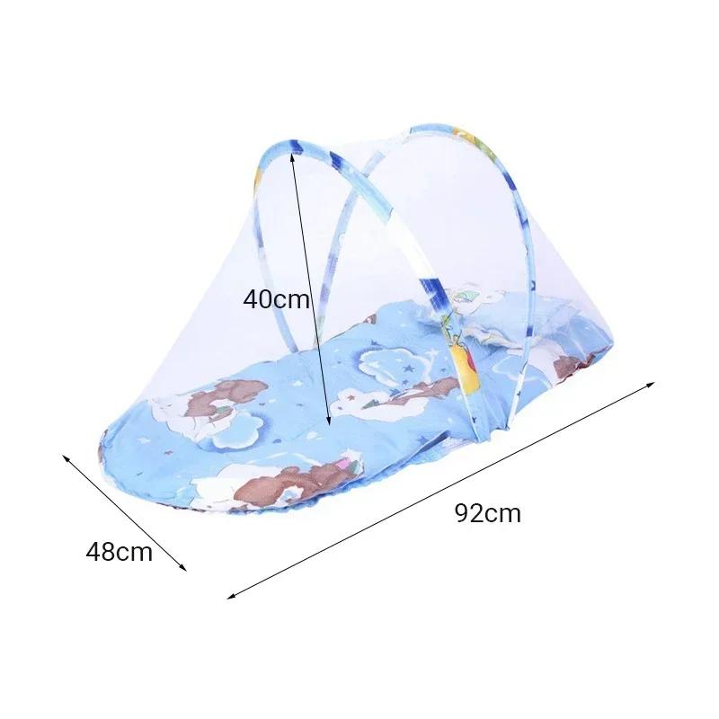 Foldable Baby Bed Mosquito Net Portable Baby Crib Netting Polyester Newborn for Summer Travel Netting Play Tent Children Bedding