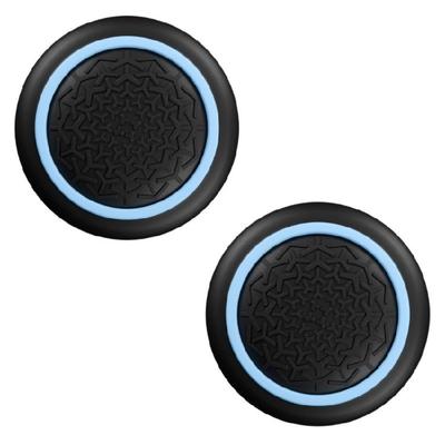 Double Color Silicone Thumbstick Caps for Controller Anti Slip Texture Easy Installation Enhancing Controller Durability
