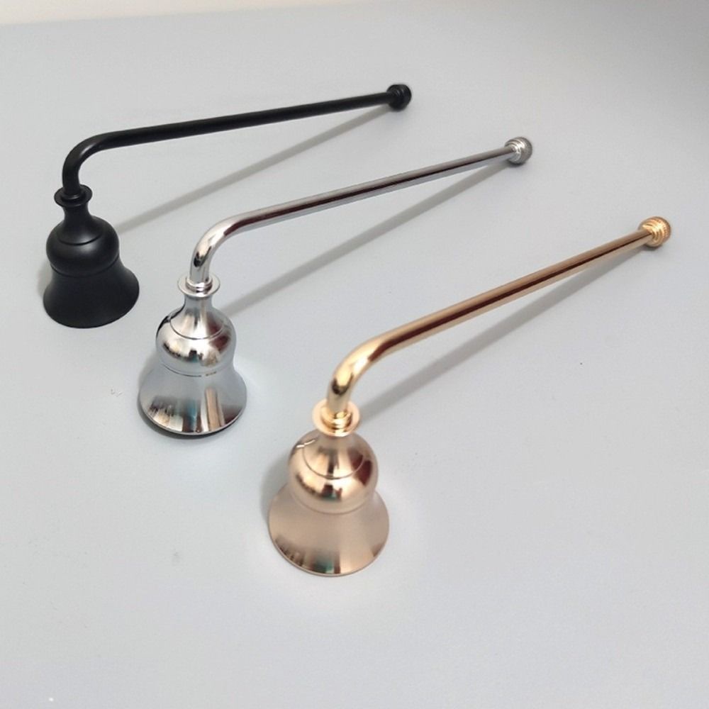 Metal Candle Snuffer Bell Shaped Candle Extinguisher Luxury Wick Flame Cover Valentine's Day Gifts