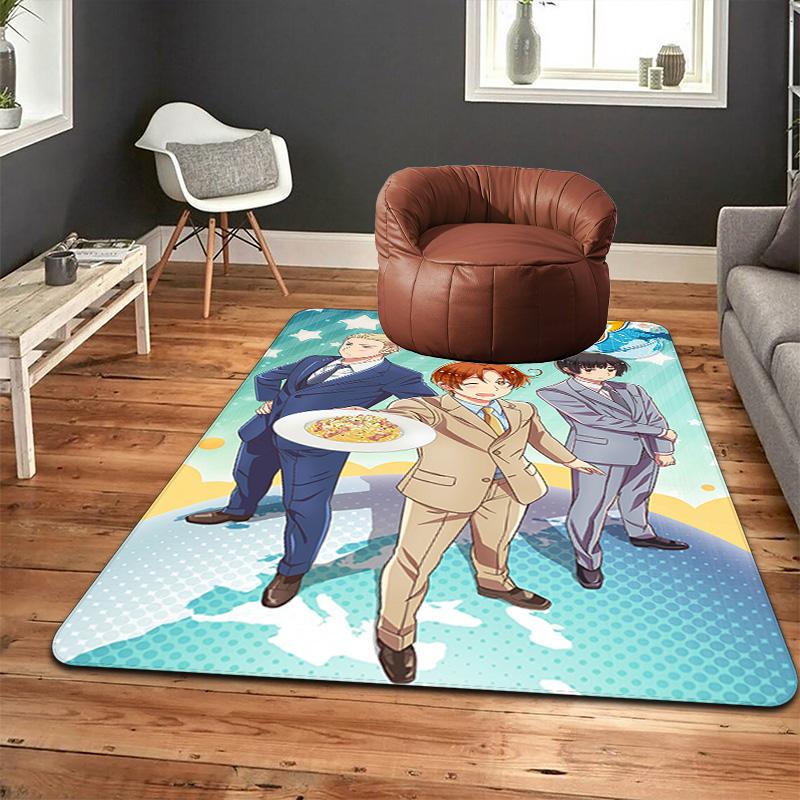 Hetalia Rug Floor Mat for Living Room or Bedroom Soft and Comfortable Carpet a Gift for Birthday and Holiday.SFF0917086