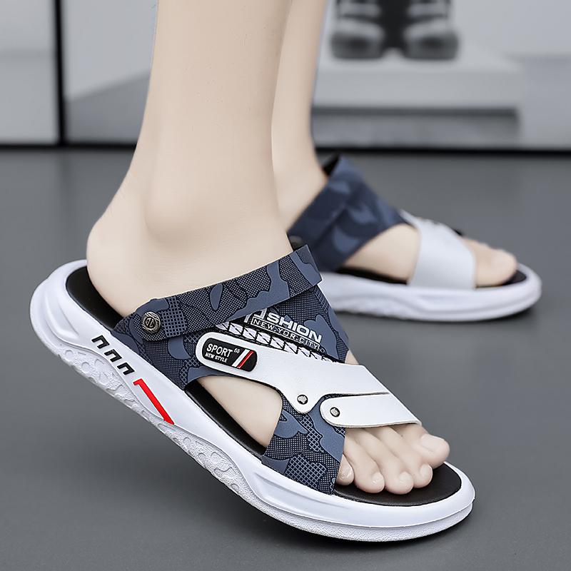 Men's Sandals 2024 Brand Designer Shoes Outdoor Beach Slippers for Men Casual Shoes High Quality Non Slip Loafers Man Slippers