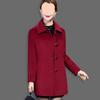 Women's British Style Mid-Length Woolen Coat - 2025 Spring/Autumn Slim-Fit Overcoat and Suit