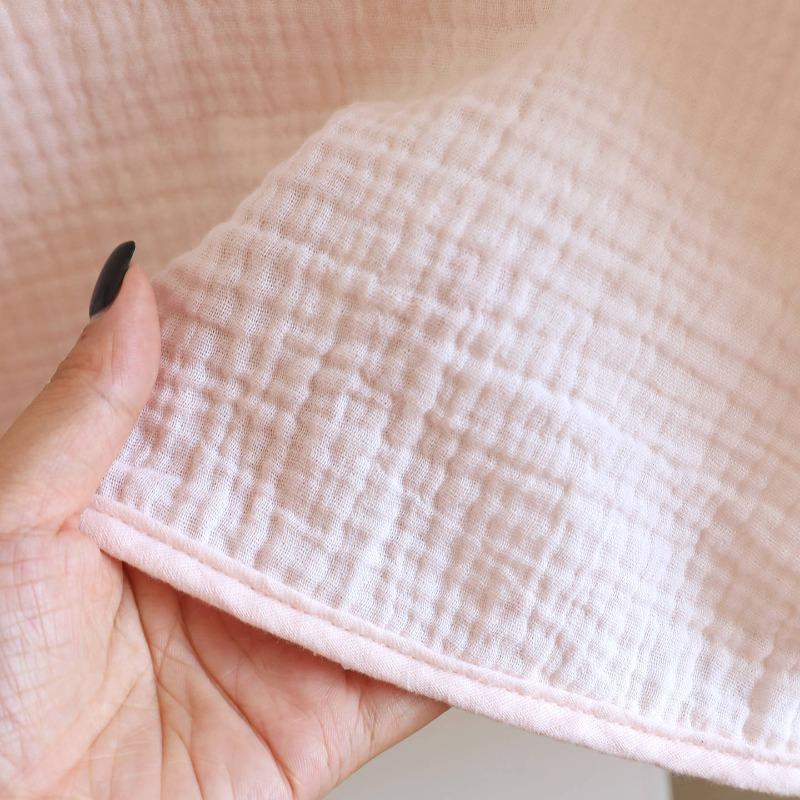 2026 New Spring/Summer Couple Short Sleeve Bathrobe 100% Cotton Women's Water Absorbing Quick Drying Sleeper Robe