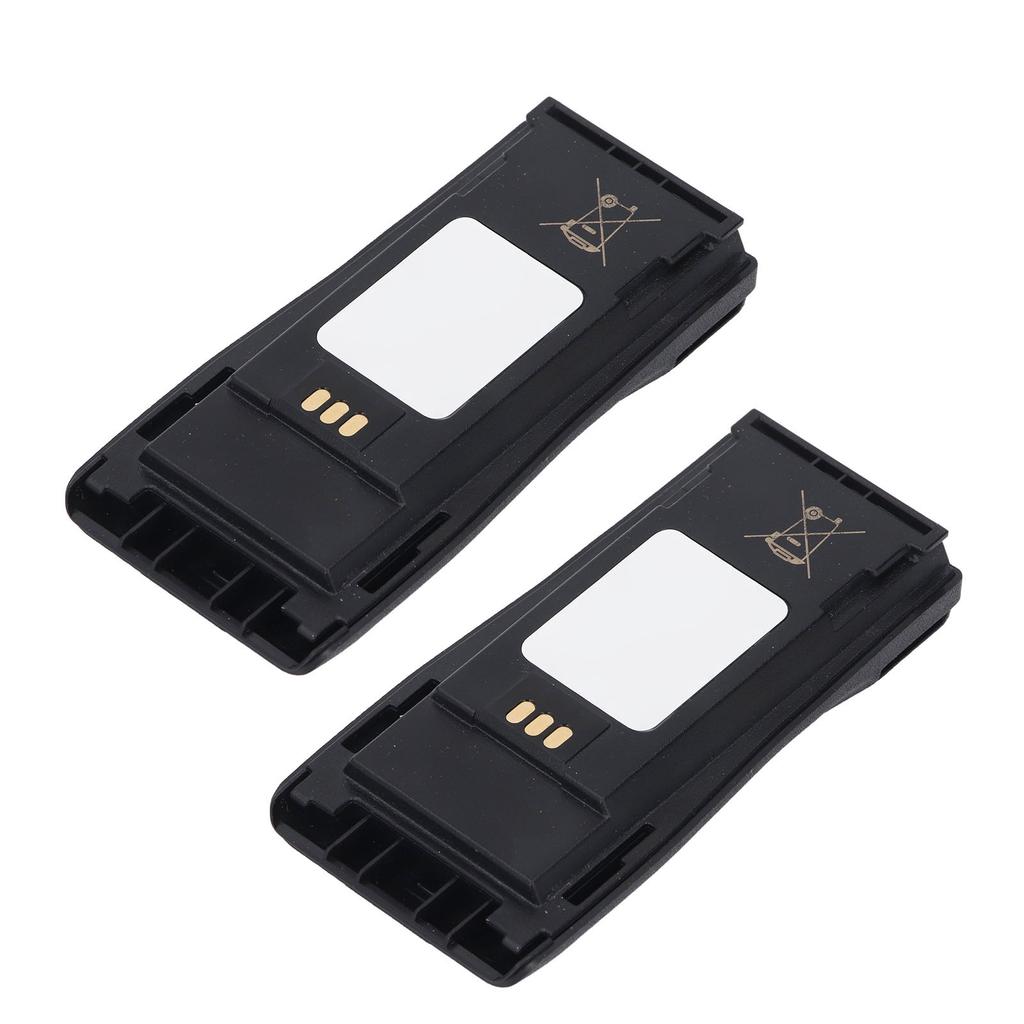 1 pereche baterie interfon bidirecţional 7,2 V IP68 Baterie litiu-ion rezistentă la apă 1300 mAh cu cleme pentru