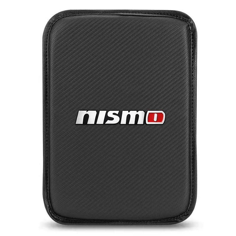 

Коврики в подлокотник автомобиля Кожаные накладки на центральную консоль Аксессуары для Nissan Nismo Tiida Sylphy Teana X Trail T30 T32 Almera Qashqai J10 J11 nismo чёрный