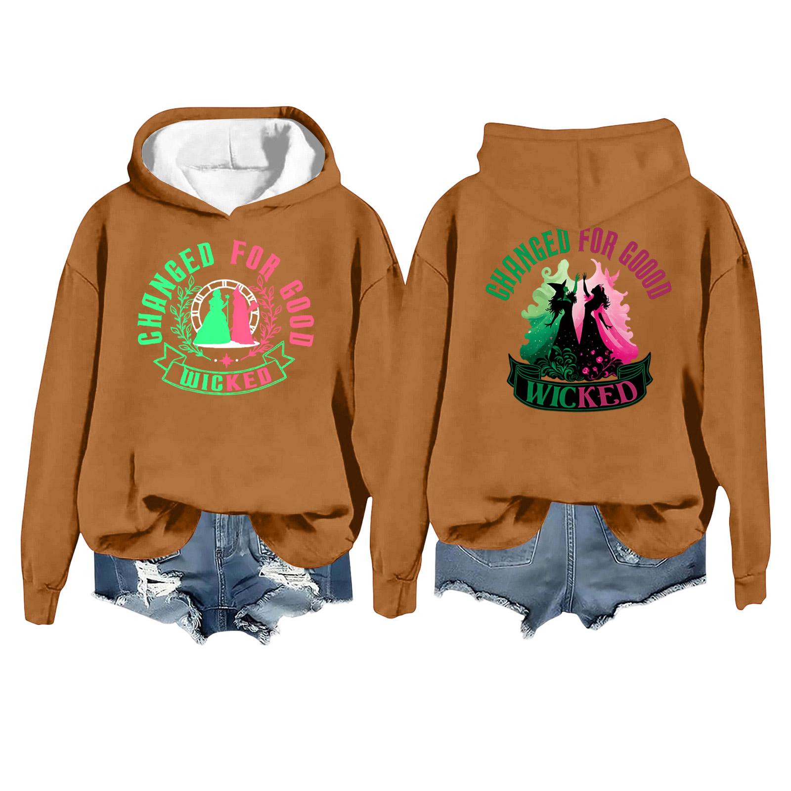 

Женская модная повседневная толстовка с длинным рукавом, свободная, с принтом, спортивная, с длинным рукавом, с капюшоном M