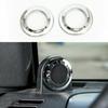 Car A-Pillar Speaker Trim Cover Decor Ring For Jeep Wrangler JK 2008-2014 Chrome