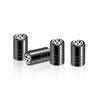 SVLHP1 4Pcs Car Logo Metal Wheel Tire Valve Stem Caps Accessories For Volkswagen VW GTI R Golf 5 7 6 4 Polo Tiguan Passat Jetta Lavida
