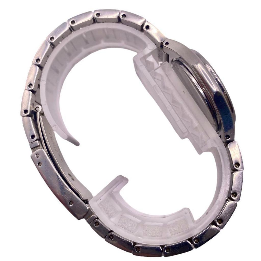 [USED] Good condition SEIKO Lucia Round Date Silver Women's Watch 1201