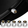 5er-Set Metall Auto Rad Reifen Ventil Luftventilkappe Für Porsche Panamera Macan Boxster Cayman Cayenne 911 718 Dekorationszubehör