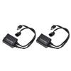 2Pcs LED Canbus Decoder C19 H4 Universal Anti Flicker Harness Filter Accessory for Headlight Bulb