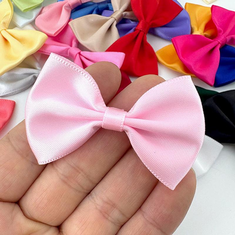 4x6 Cm Polyester Ribbon Bow, Ready Stock - Solid Color Waist Wrap Accessory