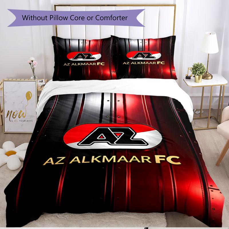 3pcs Duvet Cover Set (1*Duvet Cover + 2*Pillowcase, Without Core), AZ Alkmaar Print Soft All‑Season Bedding Set, Home Bedroom Decor Gift
