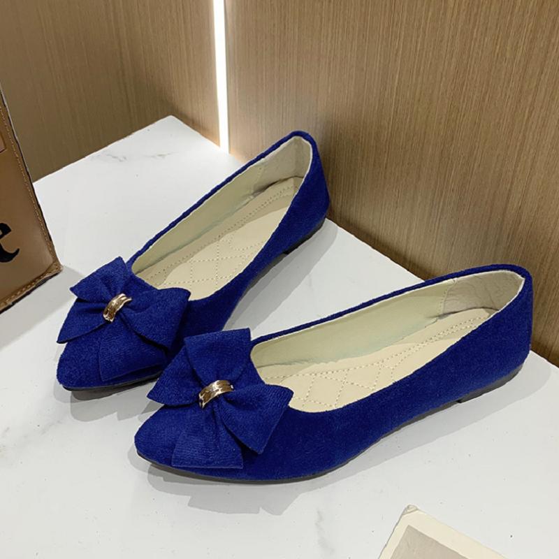 women fashion light weight bow tie slip on flat shoes for office ladies green summer shoes mocasines mujer a5976