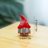 1PC Cartoon Image Handcrafted Fairy Garden Exquisite Glass Cute Christmas Tree Ornament Mini Santa Claus Figurines Desk Ornaments