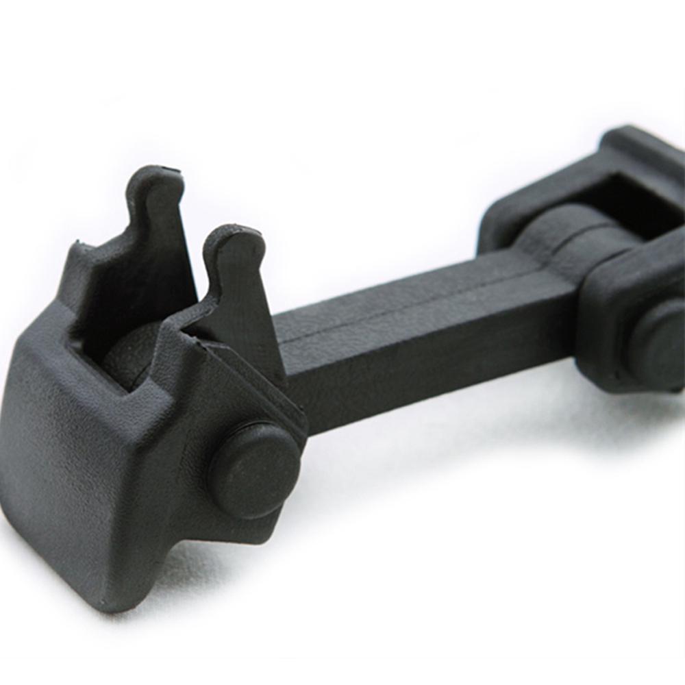 2Pcs Front Hood Latch Lock Bonnet Catch Kit For Jeep Wrangler JK 2007-2018 Black