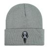 Knitted Hat For Men Women Warm Windproof Acrylic Embroidered Beanie For Winter Outdoor Activities