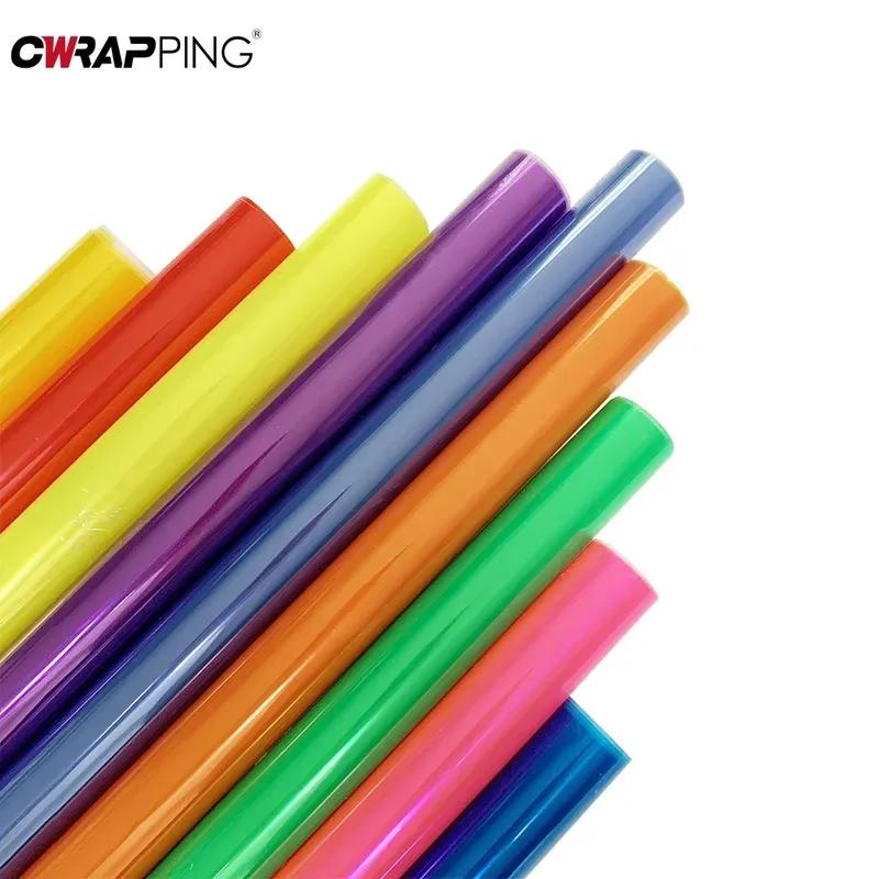 Car Light Film Customized Car Color Tint Headlight Taillight Fog Light Vinyl Film Rear Lamp Tinting Films Exterior Accessory