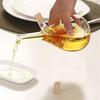 Sealed Irregular High Borosilicate Glass Oil and Vinegar Cruet Bottle