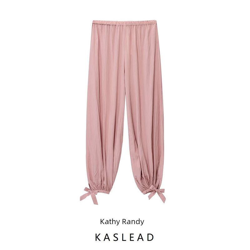 Kaslead New Women Clothes Western Style Fashion Simple Loose Casual Fluffy Pants 2183243