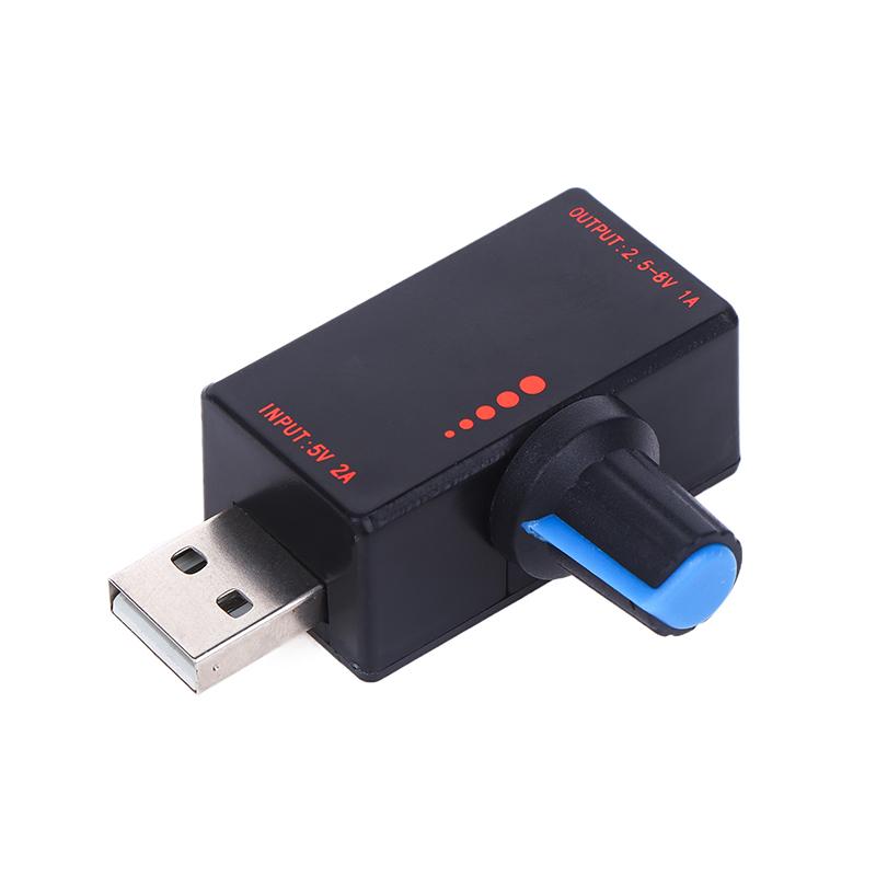 5W Dc5V2A Fan Induction Speed Controller With Switch Usb Protection Type-C Usb Laptop Cell Phone Cooling Fan Controller