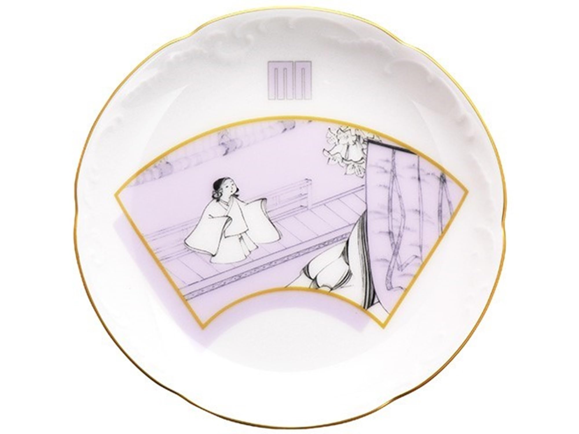 

Okura Touen Direct Store Exclusive Tale of Genji Kiritsubo 15cm Individual Plate, Made in Japan, 54H/C314-1