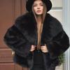 Women Flip Collar Plush Coat Fluffy Faux Fur Luxury Style Loose Warm Solid Color Short Jacket Fashion Outerwear Autumn Winter