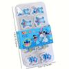 10 Stück Disney Stitch Radiergummis, Weich und rückstandsfrei abwischbar, Prüfungs- und Bastelbedarf, Perfektes Geburtstagsgeschenk