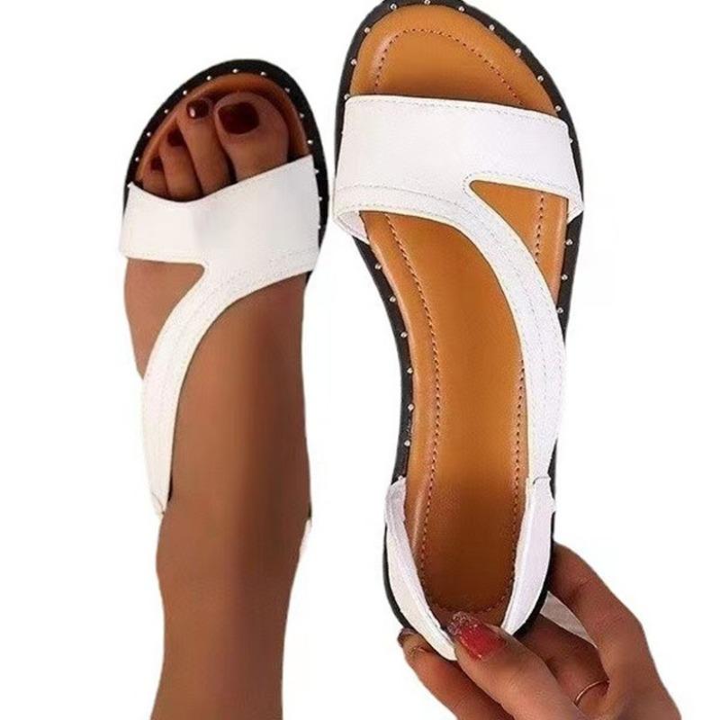 Scarpe Estive Donna Scarpe Piatte Donna Scarpe da Passeggio Retro Sandali Comodi Donna Calzature Casual Donna Sandalo Donna Q08