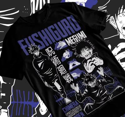Japanese Anime 2026 New Megumi Fushiguro JJK T-shirt Jujutsu Kaisen Gojo Satoru Shirt Soft T-shirt Men Women Streetwear Hip Hop