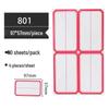Self-Adhesive Classification and Identification Paper Stickers