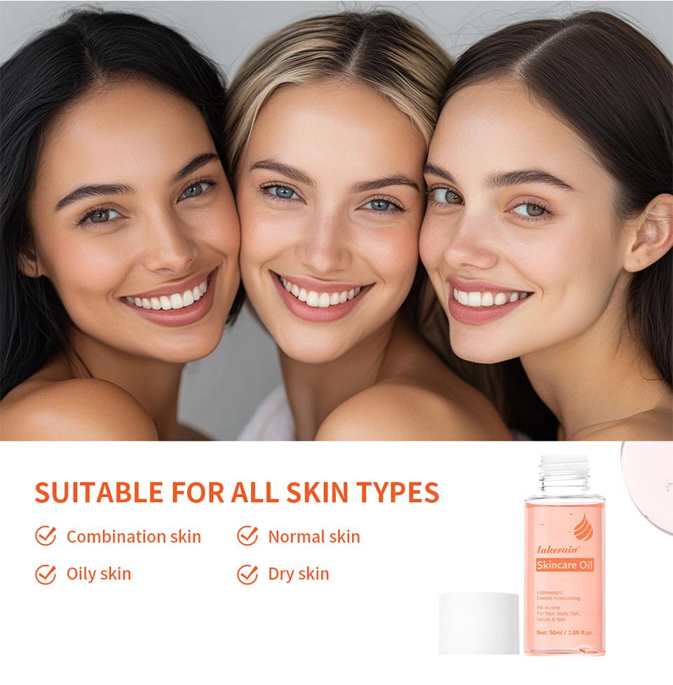 Olio Corpo Bio Skincare Idratante Viso Corpo Vitamina A Vitamina E Esfoliare la Pelle Migliorare la Salute dei Capelli Sbiadire le Cicatrici Esfoliare la Pelle Auto