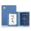 Étui pour passeport en cuir synthétique pour homme et femme, porte-cartes de crédit, porte-cartes de visite, porte-monnaie de voyage