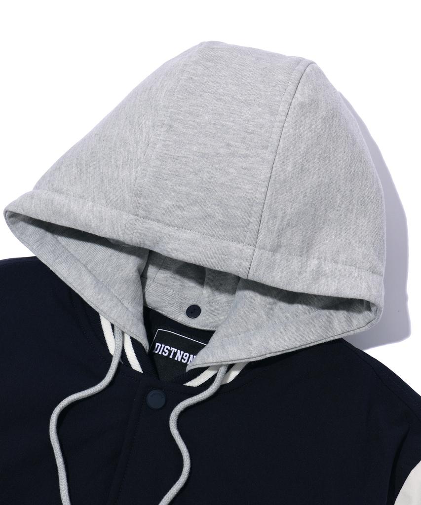 Distn9Ne Edition Varsity Padded Jumper Navy (Lo1Ju019-066)