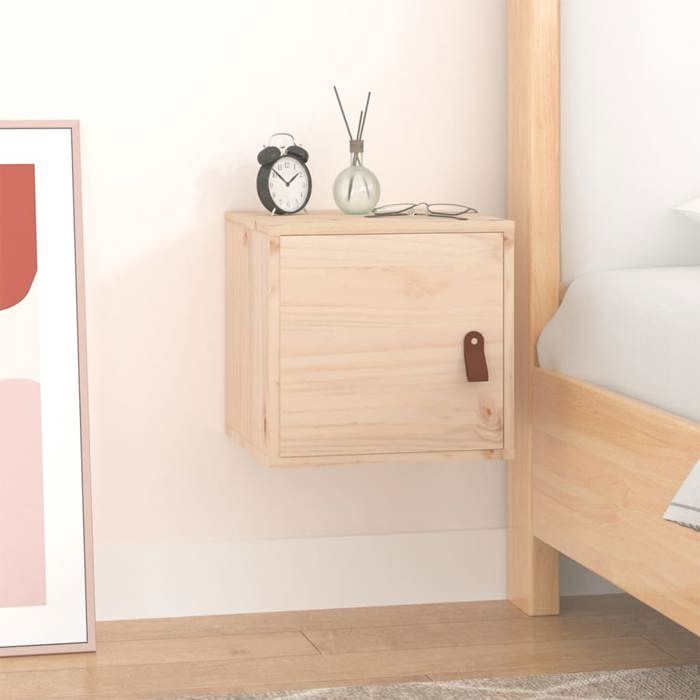 818355 vidaXL Wall Cabinet 31.5x30x30 Cm Solid Pine Wood