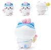 Chikawa Yukikawa Dog Self-mocking Bear Plush Toy With Pendant Animal Shape Pp Cotton Filling 20cm Teddy Bear 10cm Hanging Decoration