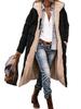 2023 Women's Extra Long Multi-Color Faux Fur Coat for Autumn and Winter