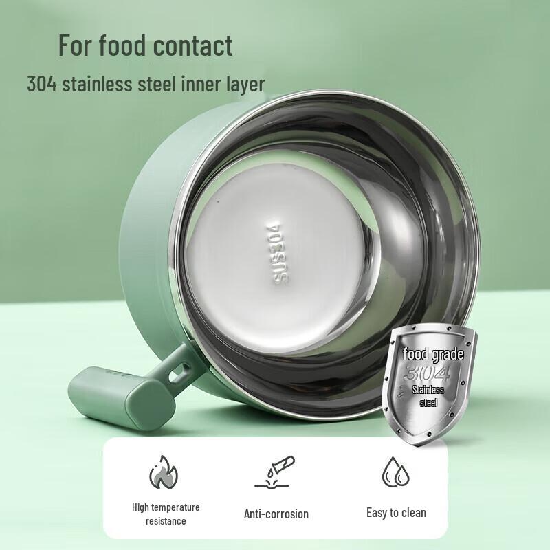 Stainless Steel Instant Noodle Bowl with Drainer