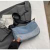 Denim Dumpling Bag Hundred Trend Shoulder Bag Fashion Color Collision Crossbody Bag
