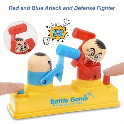 Interactive Two-player Table Game, Bright Colors Cute Cartoon Shapes Practical Children Hammer Battle Toy for Home for Sparring