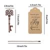 50Pcs Crown Key Bottle Opener Beer Wine Opener Wedding Favors Gifts for Guests Rustic Home  Party Decoration Gift